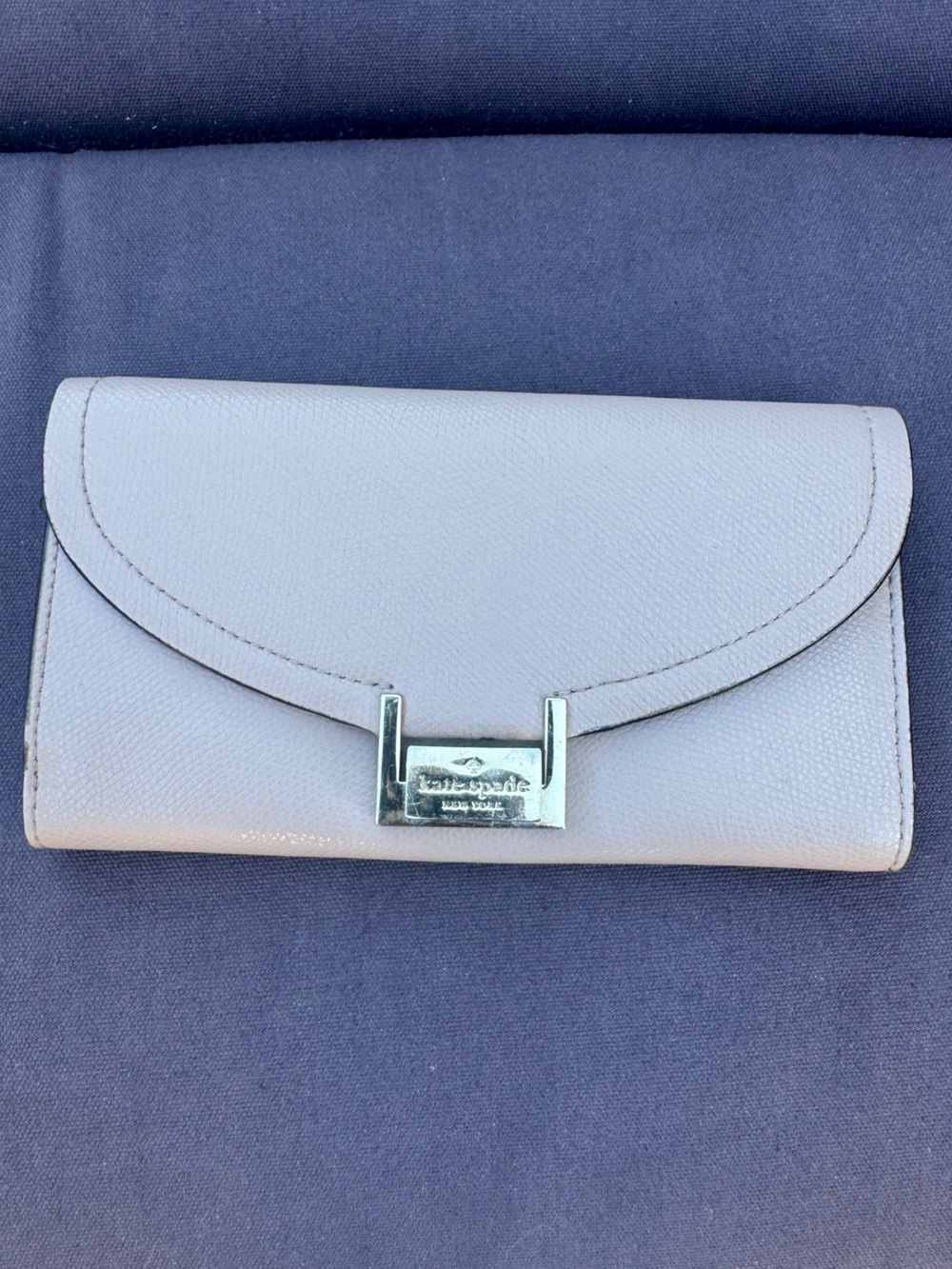 Kate Spade New York Blush Pink Leather Envelope Continental Wallet